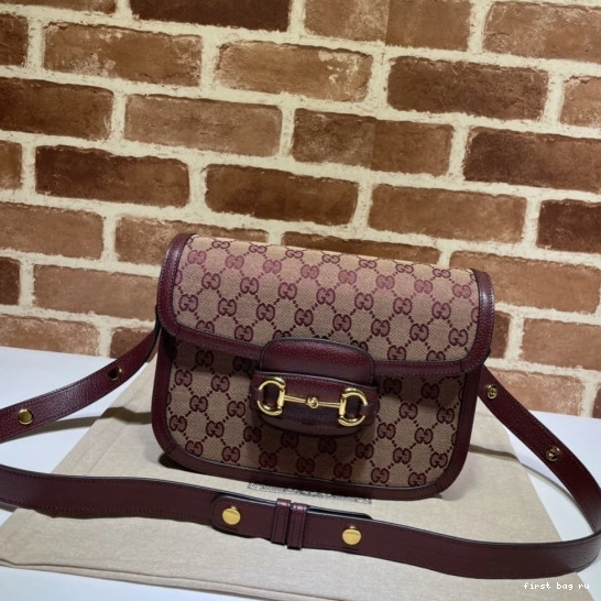 First bag ru 1955 bag GUCCI shoulder Horsebit 0822